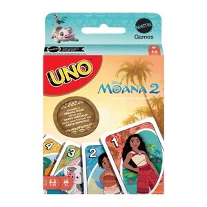 Mattel Games Disney Moana 2 Uno Card Game